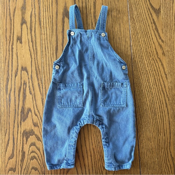 H&M Organic Cotton Lyocell Blend Overalls, size 6M (4-6M) - Picture 4 of 11